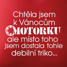 Chtěla jsem dostat motorku - Vánoce