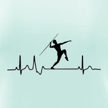 EKG hod oštěpem muž