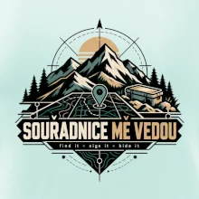 Souřadnice mě vedou horská mapa