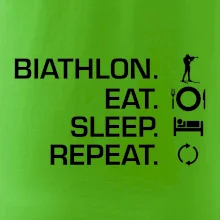 Biathlon Eat Sleep Repeat