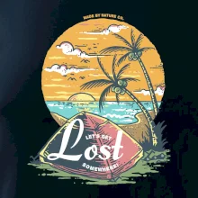 Beach camping get lost somewhere