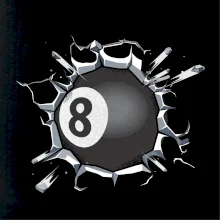 Kulečníková koule v triku