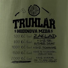 Hodinová mzda truhlář