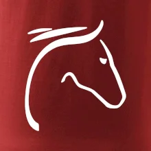 Kůň - hlava silueta