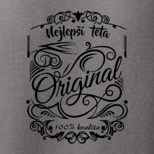 Vintage nejlepší teta 100% kvalita