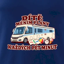 Dítě měním plány každých pět minut integrovaný obytňák