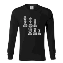 Šachové figurky kreslené