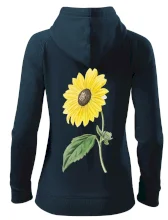 Slunečnice otočená