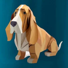 Baset slepený z papíru