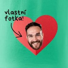 Vlastní fotka v srdci