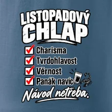 Listopadový chlap charisma a panák navíc