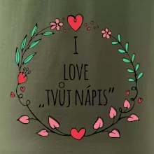 I love věněček - vlastní nápis