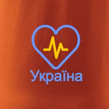 Moje srdce bije pro Ukrajinu - velké