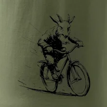 Drsný kozel na kole