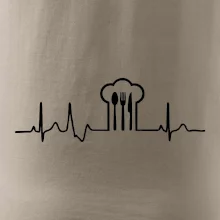 EKG kuchař čepice a příbory