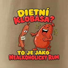 Dietní klobása jako nealkoholický rum