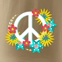 Peace symbol abstraktní