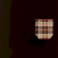 Flanelové triko hnědé