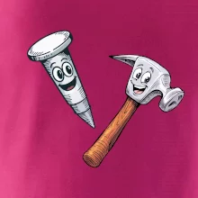 Parové triko - Kladivo a hřebík