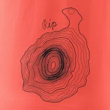 Říp - vrstevnice psací