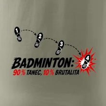 Badminton tanec a brutalita