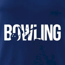 Bowling nápis kuželky