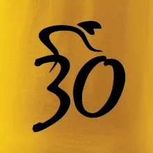 Cyklista slaví třicítku (30)