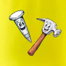 Parové triko - Kladivo a hřebík