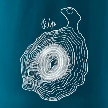 Říp - vrstevnice psací