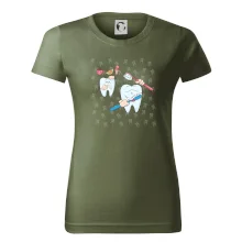 Zubařské tričko - kartáček a jídlo