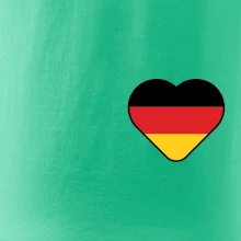 Germany love malé - Německá vlajka