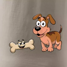 Parové triko - Pes a kost