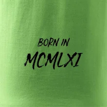 Born in - Římské číslo 1961