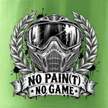Motiv no paint no game s maskou