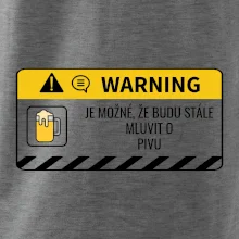 Warning mluvení - pivo