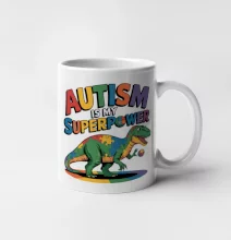 Stojící Rex Autism is my superpower