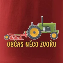 Traktor občas něco zvoře