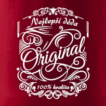 Vintage nejlepší deda 100% kvalita