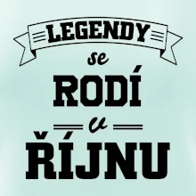 Legendy se rodí v říjnu