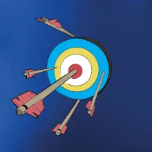 Šípy v barevném terči