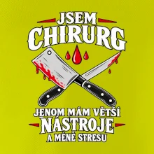 Řezník chirurg s většími nástroji