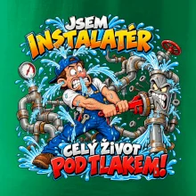 Instalatér celý život pod tlakem komiks