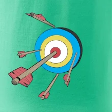 Šípy v barevném terči