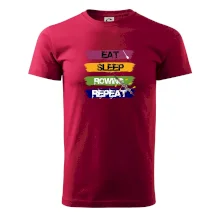 Eat sleep rowing repeat barevné Eat sleep rowing repeat barevné