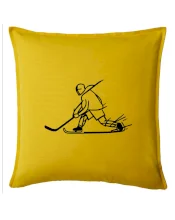 Kreslený hokejista tučnou fixou