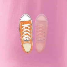 Párové boty - oranžové