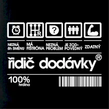 Čárový kód - řidič dodávky