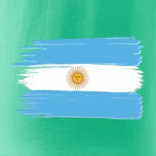 Argentina vlajka kreslená štětkou