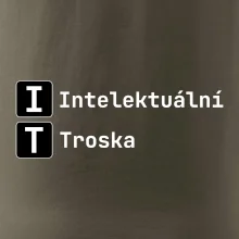 IT Nápis Intelektuální Troska
