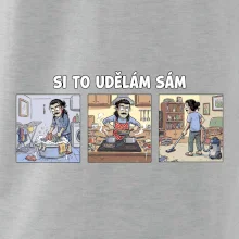 Si to udělám sám - dlouhé vlasy a knír